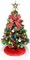24" Prelit Tabletop Christmas Tree with Tree Skirt and Decoration Kits, 50-Count Lights pre-Lighted Artificial Mini Christmas Tree for Christmas Tabletop décor